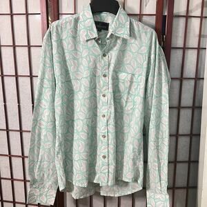 UDAIPORE FLORAL BUTTON DOWN SHIRT‎ SIZE XL
